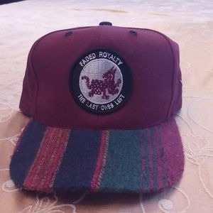 Faded royalty snapback hat